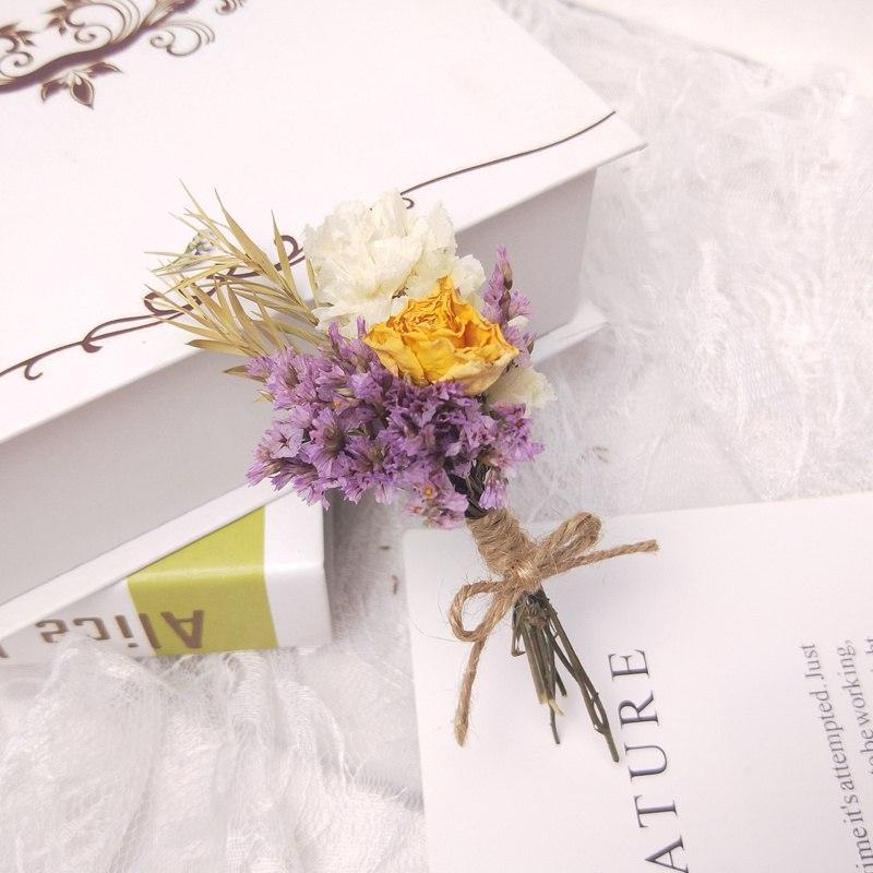 Украшение сушеных цветов букет роз реквизит для съемки мини DIY материал