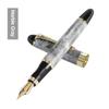 Перьевая ручка Jinhao X450 Иридиевое перо Полностью металлическая Золотой зажим Роскошные ручки Подарок студенту Канцелярские товары Офис Школьные принадлежности