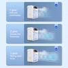 Portable Air Conditioner with Large Water Tank Rechargeable Battery Quiet Operation Portable AC Unit with Bluetooth-compactible Speaker
