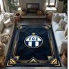 FC Zürich Soccer Football Pattern Soft Area Rug Non Slip Indoor Floor Carpet Sports Decor Mat for Bedroom
