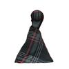 Gear Shift Cover Tartan Fabric For Volkswagen VW Golf 7 7.5 GTI Rline TCR Custom Car Center Control Dust Replacement Cover Trim