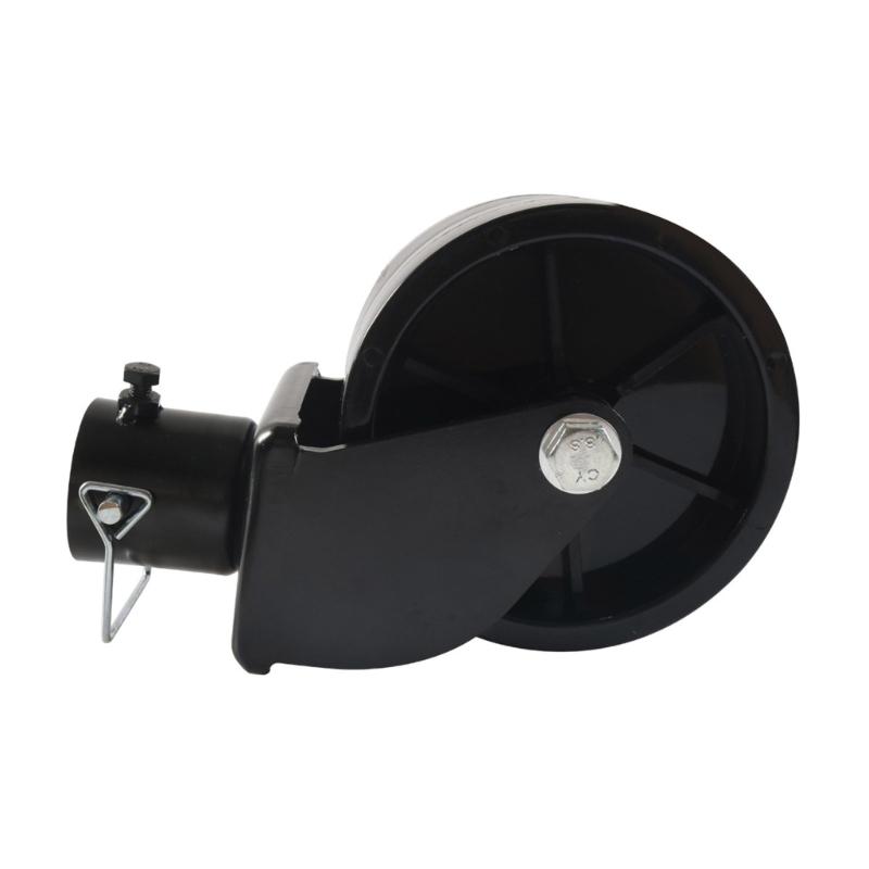 Universal 6 Inch Rotates Caster Wheel Double Wheel Rotates Casters Simple Installation Suitable for Most Trailer Jacks