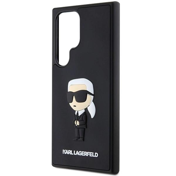 Karl Lagerfeld 3D Rubber Ikonik Case For Samsung Galaxy S24 Ultra - Black
