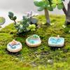 3PCS DIY Resin Miniature Landscape Decoration Lotus Pond Mixed Size Garden Decoration Micro Landscape Decoration