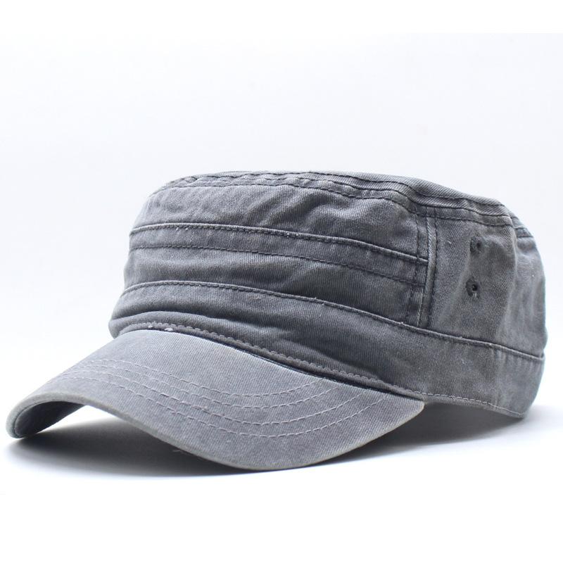 Новая washed cotton плоская кепка-восьмиклинка ретро уникальный дизайн бейсболка регулируемая женская мужская кепи армейские кепки кепка для костей четыре сезона