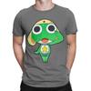 Cute Cartoon Sgt Frog Keroro TShirt for Men Women  Humorous Cotton Tee Shirt Round Neck Short Sleeve T Shirt New Arrival Tops