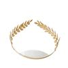 Elegant Women Tiara Golden Leaf Headdress Baroque Bridal Wedding Hair Jewelry  Bridal
