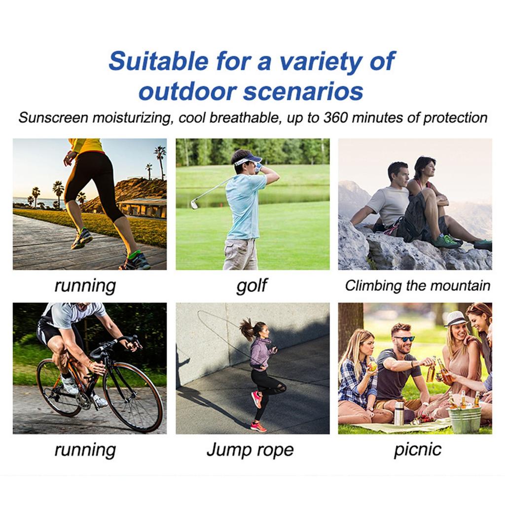Гольф солнцезащитный пластырь маска для защиты от ультрафиолета на открытом воздухе увлажняющая гелевая маска для ухода за кожей лифтинговая коллагеновая маска подходит для занятий спортом на открытом воздухе велоспорт