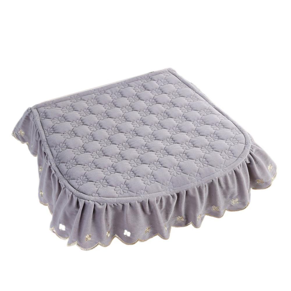 Нескользящая подушка на обеденный стул в пасторальном стиле 43x45см Зимняя студенческая подушка Общежитие
