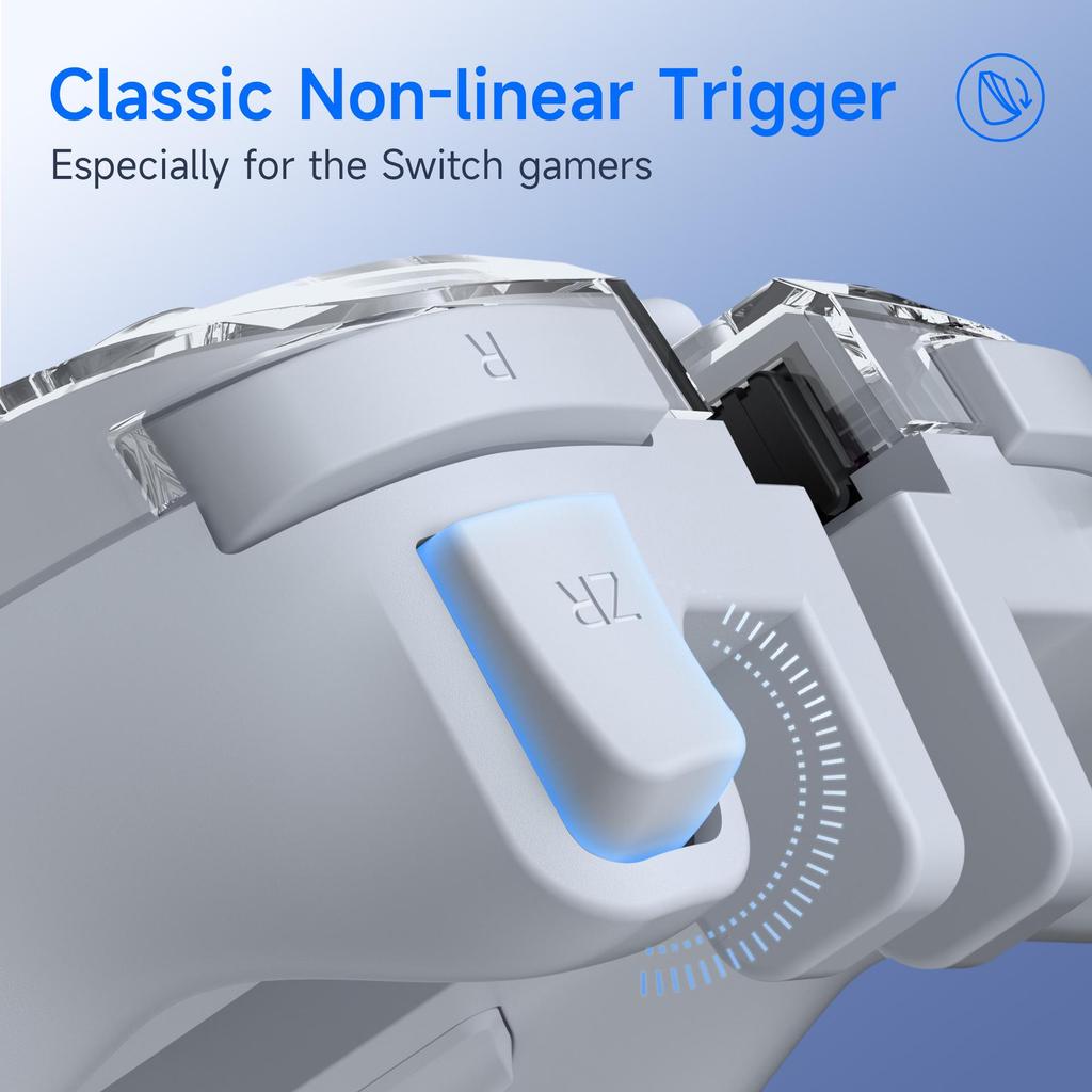 Механический контроллер EasySMX S15: Совместим с датчиками Холла, 4 задними кнопками и NFC.