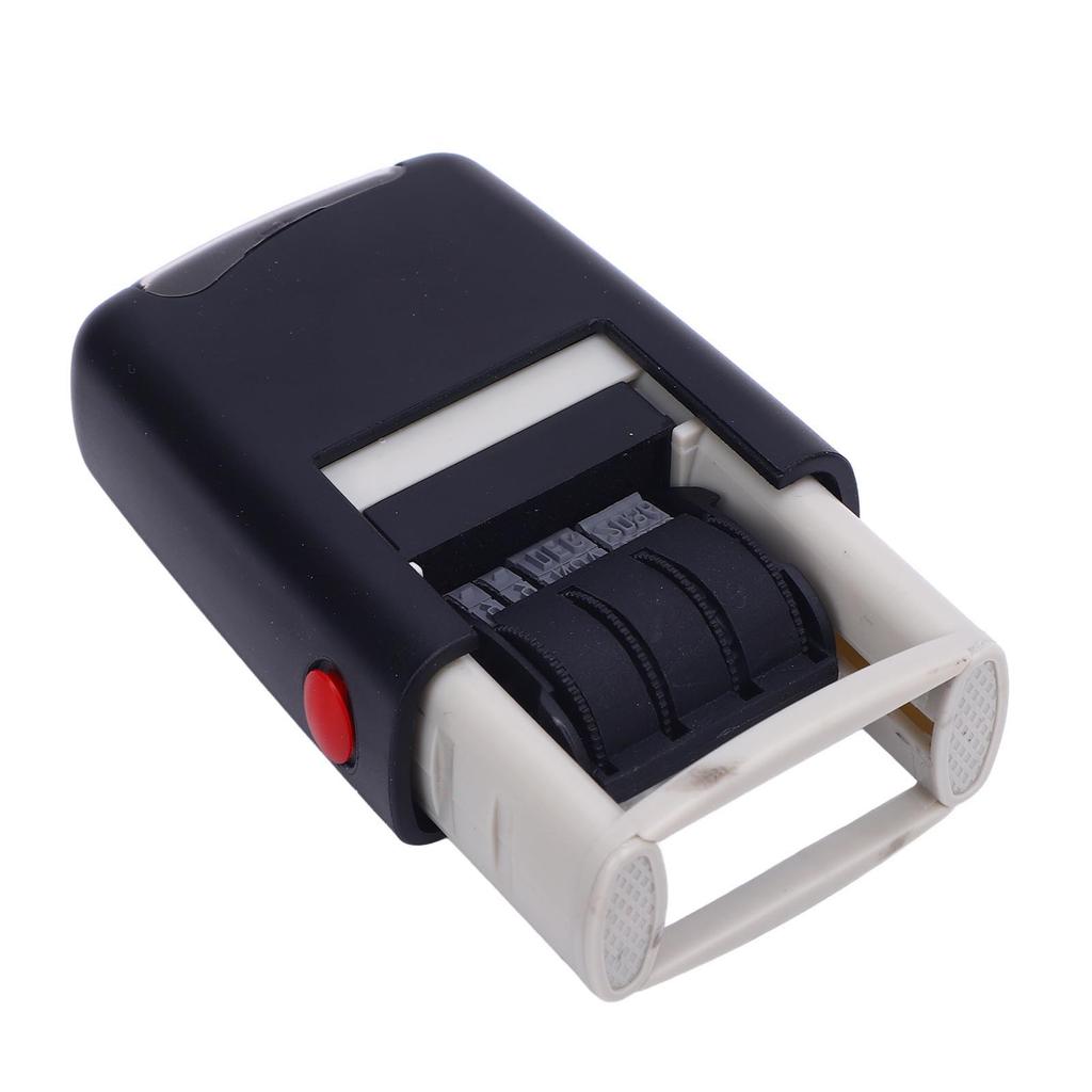 Штамп с датой 25x2,8 мм Английская дата Четкий отпечаток Быстросохнущий Самозаливной штамп