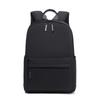 Unisex Korean Large Capacity 14" Backpack with Optional Logo - Ideal for Junior High Students, Simple and Stylish Design
