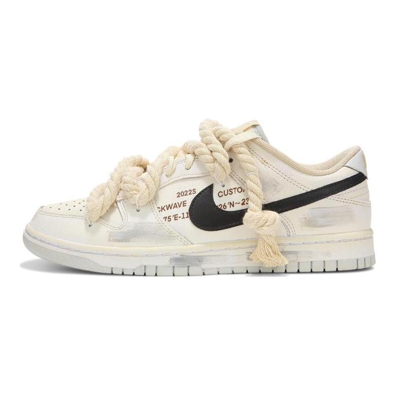 Nike Кроссовки Dunk Low Skateboard Мужские Бежевые Коричневые DV0831-101(Команда24-)