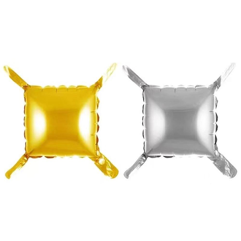 25 шт./набор Двусторонние воздушные шары Стена для фона Многоцветный набор гирлянд Задник из воздушных шаров Квадратные декоративные принадлежности