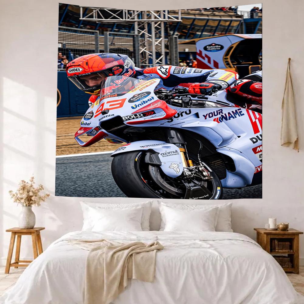 Jorge Lorenzo Custom Your Name Wall Decor Tapestry Art For Pet Memorial Birthdaywedding Party Backdrop Family Gift
