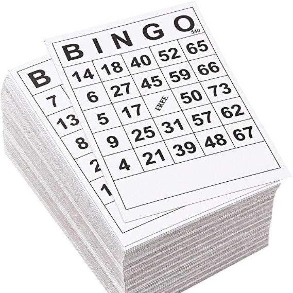 Unique Numbers Bingo Game Cards Reusable Bingo Toys Set Bingo Chess Toy Children Gifts