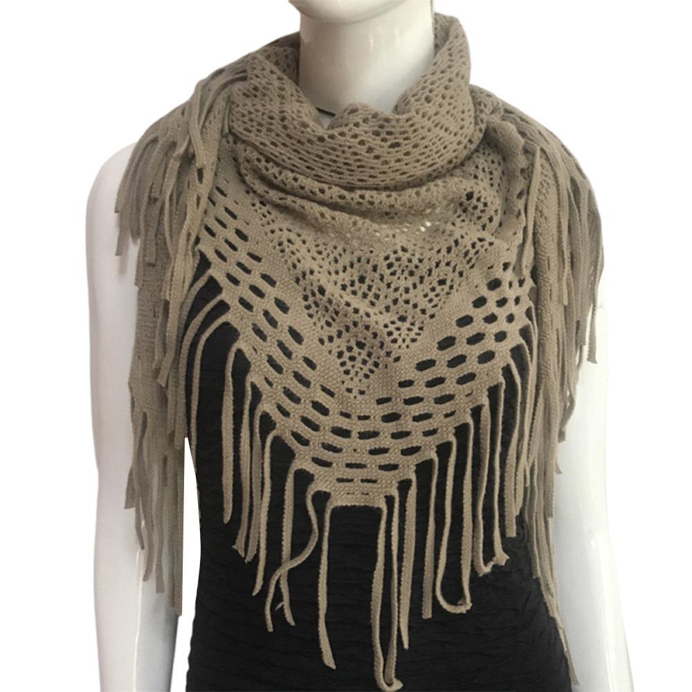 Windproof Thermal Neck Warmer Bib Temperament Cardigan Triangle Scarves Shawl Women Lady Girl