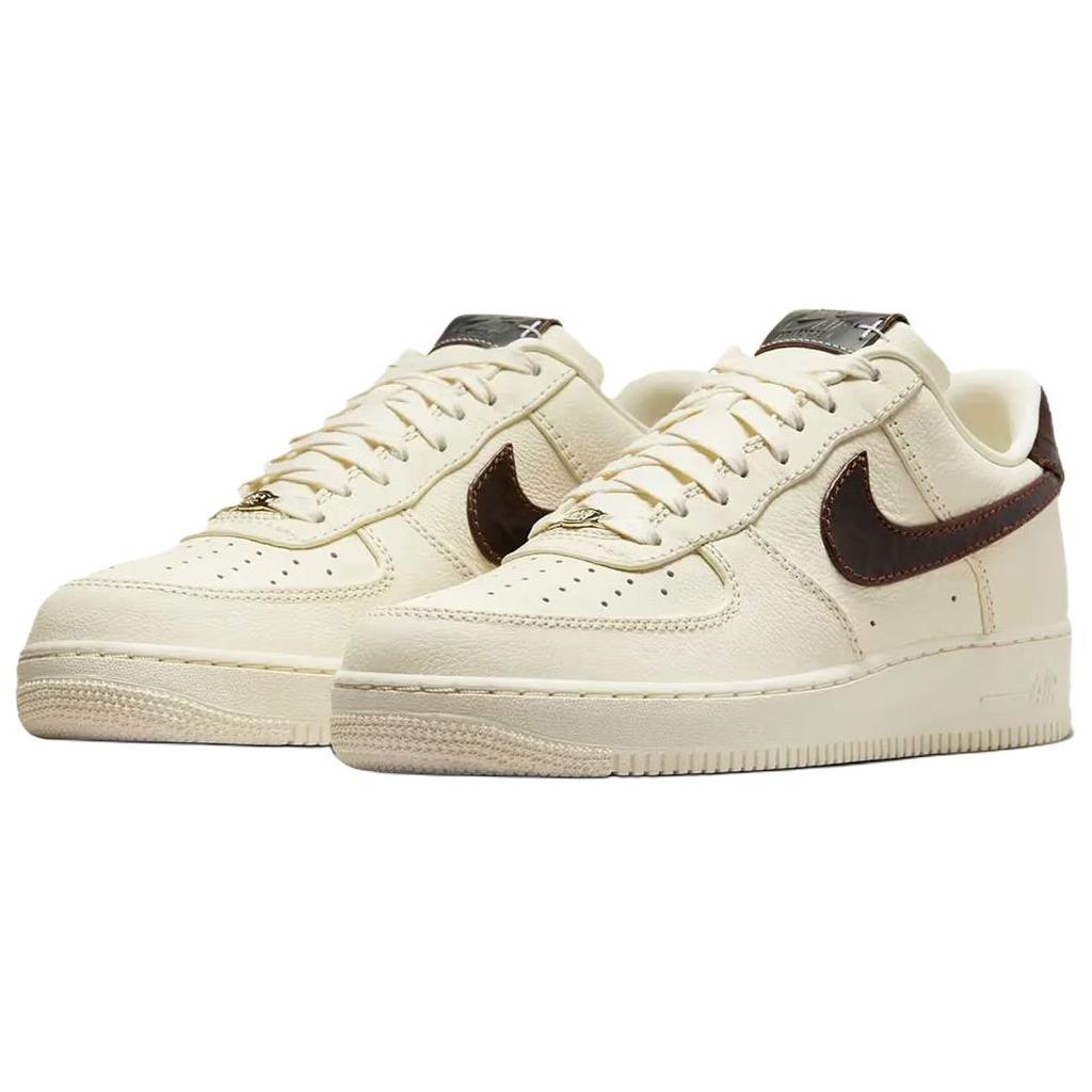 Nike Air Force 1 Противоскользящие Износостойкие Низкие Кеды для Скейтборда Унисекс Белые