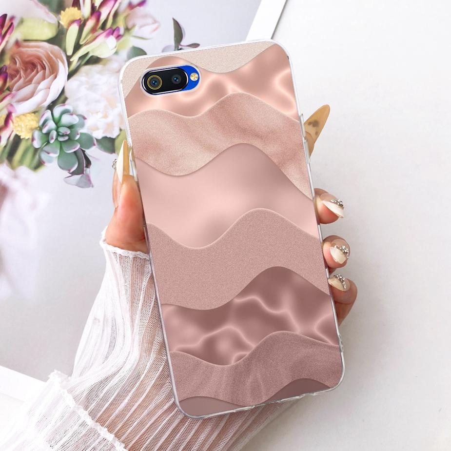 For Oppo A1k Case CPH1923 Luxury Flowers Butterfly Painted Cover Soft Silicone Case For Realme C2 RMX1941 OppoA1k RealmeC2 Shell