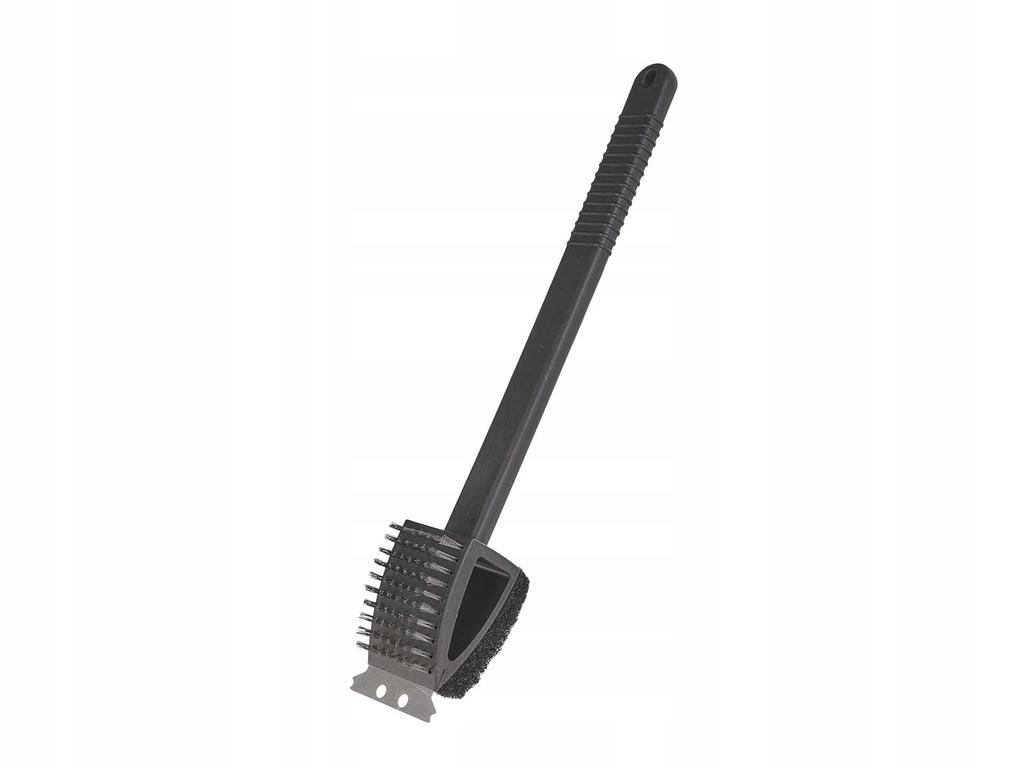 3-In-1 Wire Brush With Scraper And Sponge For Cleaning The Grill
