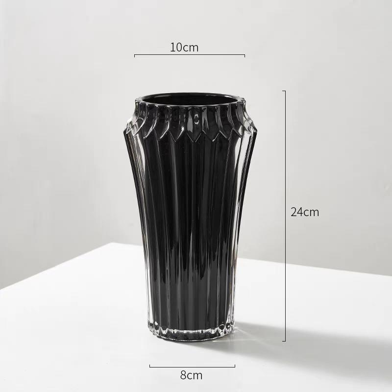 Ваза Стеклянная ваза Украшение дома Украшения Цветочная композиция Ваза для цветов