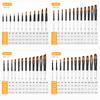 12PCS Pearl White Paintbrushes Painting Tool  Craft Decorative Drawing