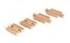 BRIO WORLD Прямой отрезок пути 54 мм (Неровный) [Деревянный игрушечный поезд с путями] 33393