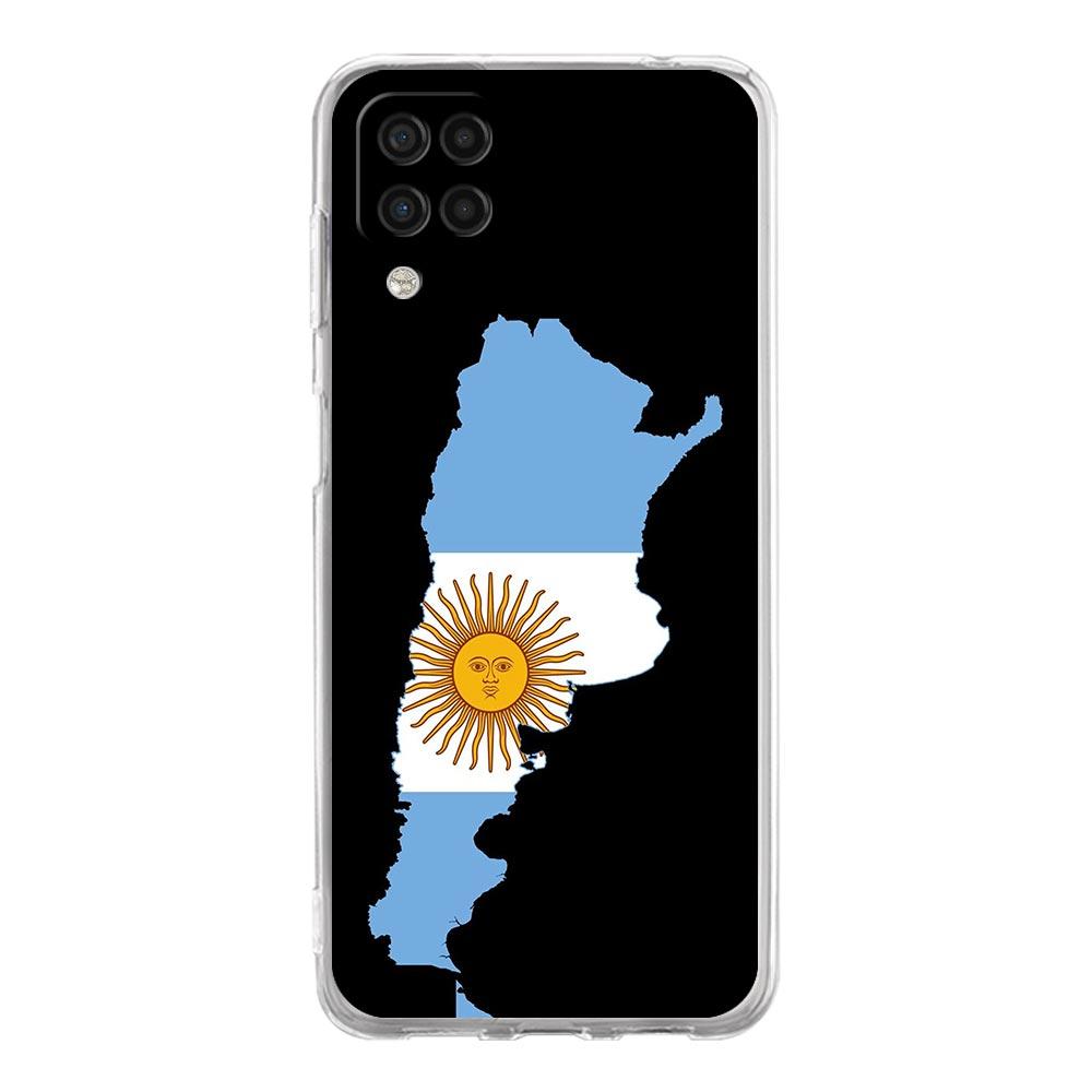Чехол для телефона с флагом Аргентины Soccer 10 для Samsung Galaxy A51 A71 A21S A12 A11 A31 A41 A03S A13 A33 A73 A53 A52 A32 5G, прозрачный чехол