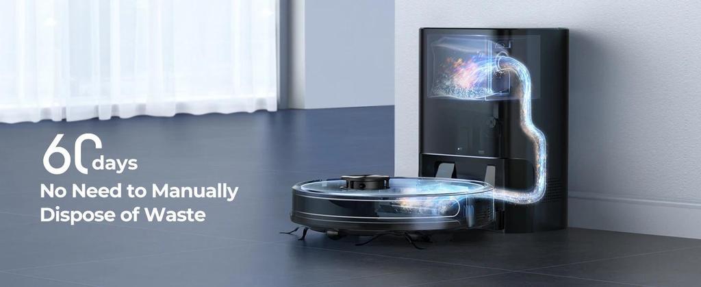 Новый интеллектуальный робот-пылесос Laresar L6 Nex с силой всасывания 3500 Па, самозаряжающийся, высокопроизводительная LiDAR-навигация, робот-пылесос для дома