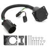 7 Way Trailer Connector 7?Pin 4?Pin Plug and Play Trailer Wiring Harness with Bracket Screw Nut for