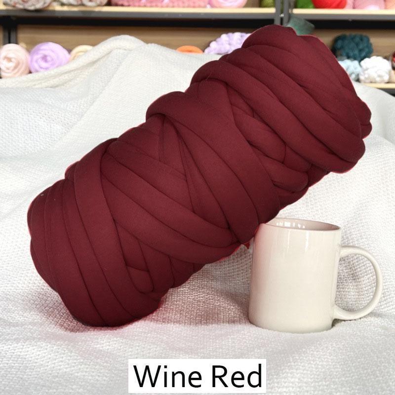 Диаметр 25 мм, непрерывная длина, супер объемная шерстяная пряжа для вязания, вязаное одеяло, массивная гигантская шерстяная пряжа, супер толстая пряжа