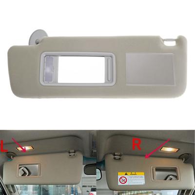 Солнцезащитный козырек для Land Cruiser Prado 2002-2010 Sunshield Replace 7432060850B1 Передний левый/правый боковой солнцезащитный козырек черный/бежевый