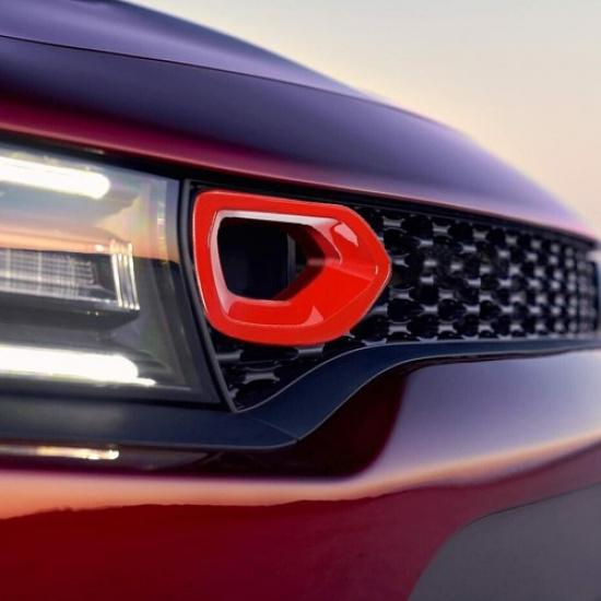Car Front Bumper Grille Cover Trim For Dodge Charger 2015 -  Accessories Red