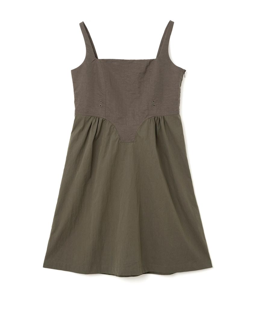 Milo Woman Hemline Midi Dress [Khaki Brown]