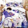 3D Печать Новый Комплект Постельного Белья Captain Tsubasa Мягкое Покрывало-Одеяло С 1/2 Наволочками Для Детей Взрослых Микрофибра Покрытие Одеяла