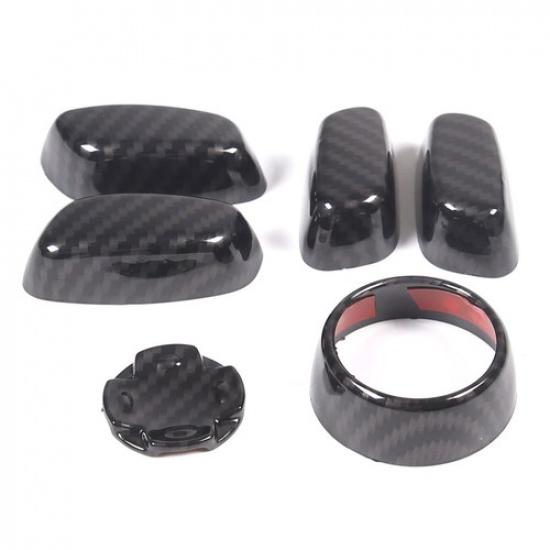 ABS Carbon Fiber Seat Adjustment Trim Cover For C8 Corvette C8 -25