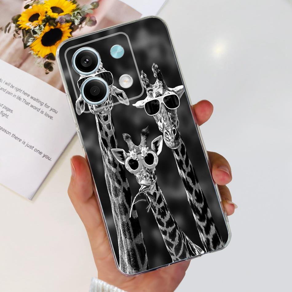 For Xiaomi Redmi Note 13 4G Case Redmi Note 13 Pro 4G Global Cute Soft Silicone TPU Slim Cover For Redmi Note13 13Pro 4G