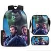 Набор рюкзака с принтом Мстителей Ткань Оксфорд Пенал Школьные принадлежности