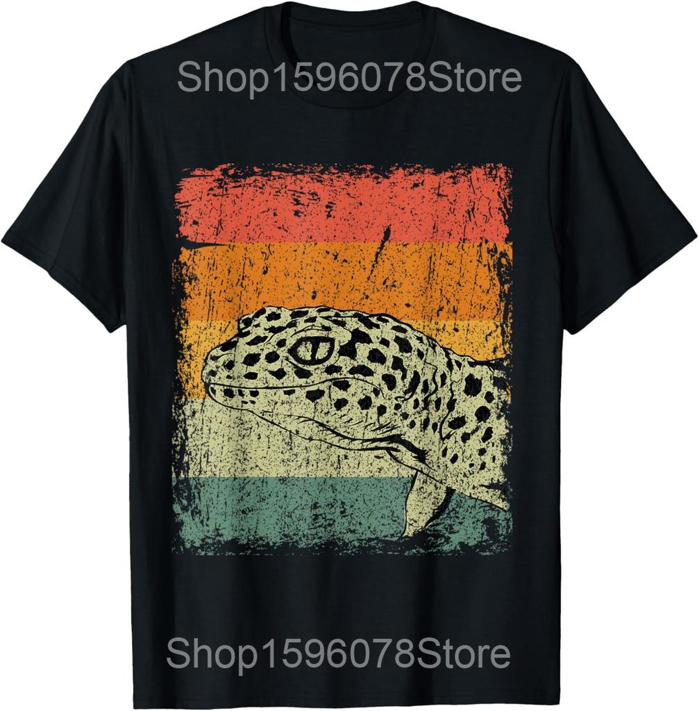Cute Leopard Gecko Pocket T Shirts Men Women Christmas Gift Streetwear Tee Shirt Short Sleeve Unisex Loose Clothing