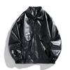 Lapel PU Leather Jacket Korean Version of Trendy Casual Jacket
