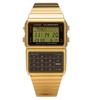 Casio DBC-611-1DF Часы-калькулятор с базой данных, унисекс / DBC-611G-1DF Золотые часы / Винтажные, цифровые часы, оригинальные Casio