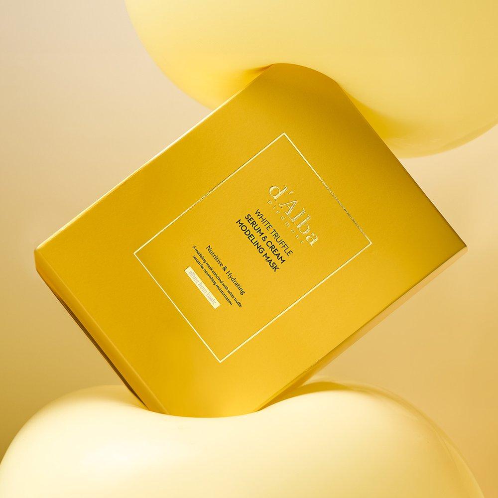 Сыворотка и кремовая моделирующая маска с белым трюфелем [питание/увлажнение] 66 г*4 шт. (Всего 264г)