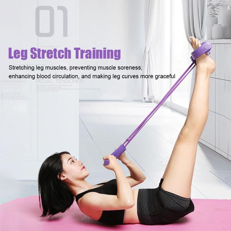 6 трубок/4 трубки, съемник педали, натяжная веревка, тренажер для брюшного пресса, эластичная веревка для фитнеса, тянущая веревка для сидения, домашний тренажерный зал, спортивное тренировочное оборудование