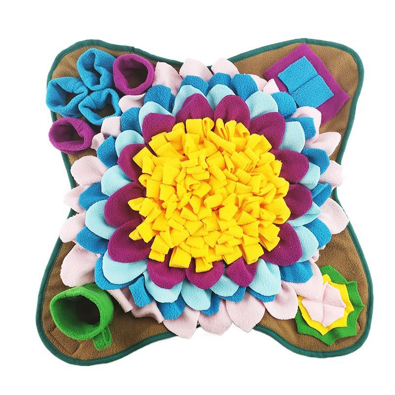 Pet Snuffle Mat: Fun, Interactive, Anti-Choke Toy for Cats & Dogs - Relieves Boredom with Hide and Seek Feeding Design