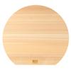 Hinokioh Japanese Cypress D-Shaped Cutting Board, Medium, 31 X 28 X 2 Cm [Wooden Cutting Board, Hinoki]