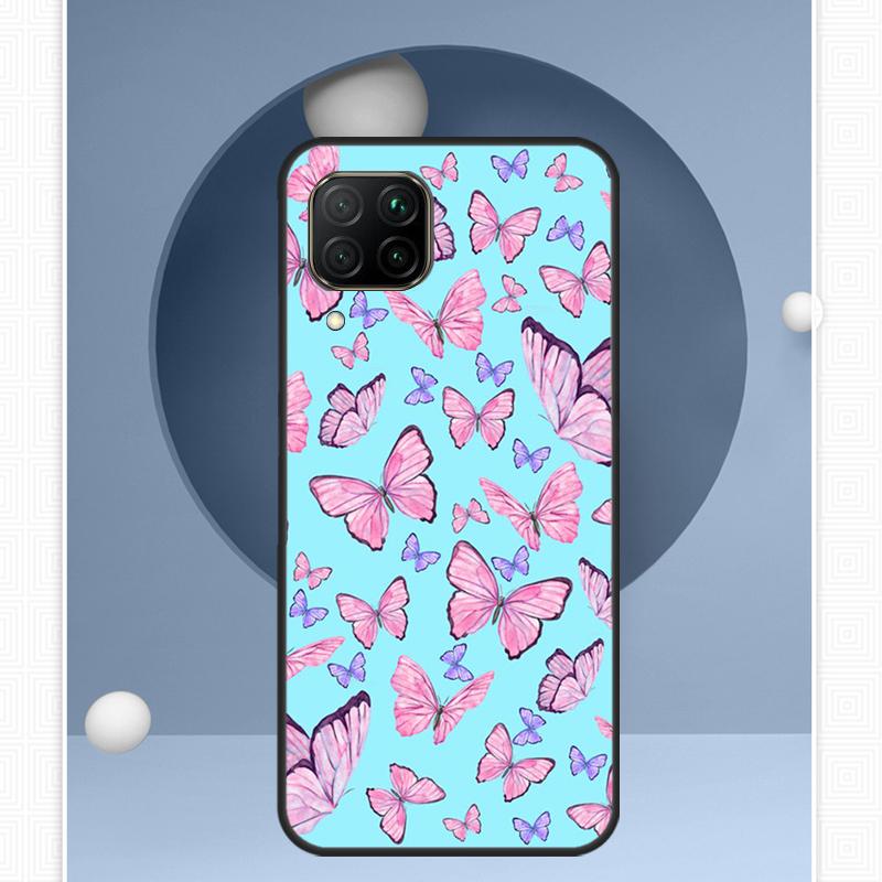 Luxury Butterfly For Huawei Nova 12s 12i 11i 8i Y91 Y60 Y70 Y72 Y90 Y61 9 10 SE P20 P40 Lite P30 P60 Pro Case