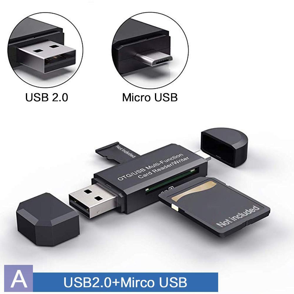 STONEGO OTG Картридер для карт Micro SD USB 2.0/USB 3.0/Type C/Micro USB Порт Картридер для карт памяти SD