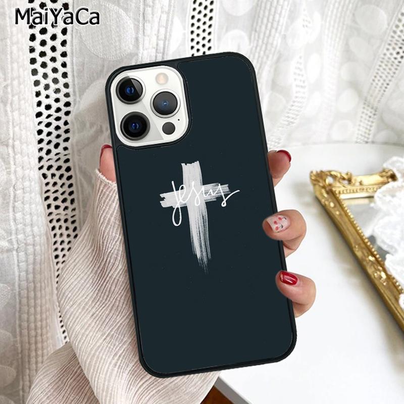 Библия Иисус Христос Христианские Цитаты Чехол для Телефона Для iPhone 17 Air 16 16e 15 plus 11 12 13 14 pro max coque