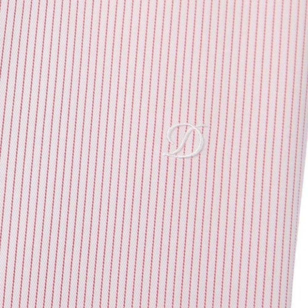 S.t. Dupont Stretch Pinstripe Short Sleeve Regular Fit Shirt Se6mm11hs107srd