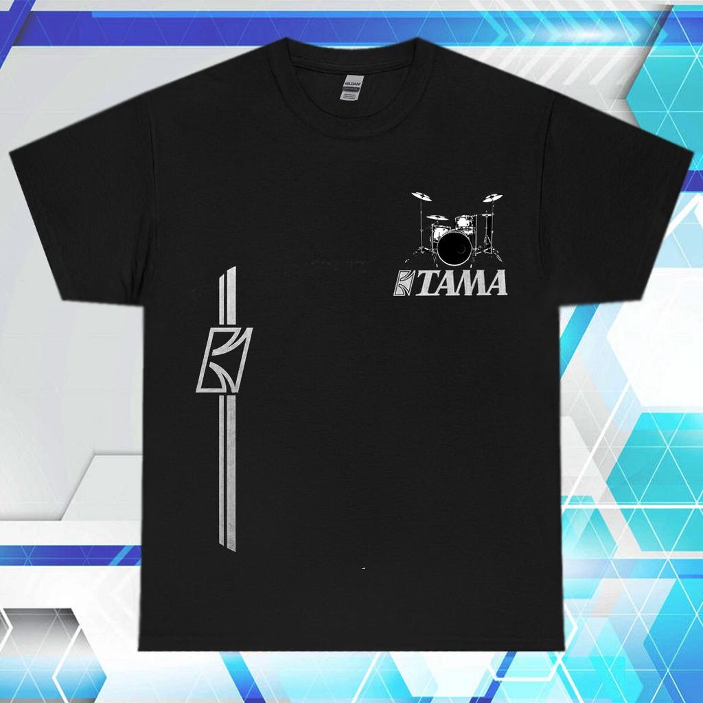 Men's and Women's T-shirts Tama drums beautiful design comfortable heavy cotton